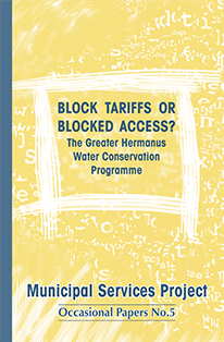 Block Tariffs or Blocked Access? The Greater Hermanus Water Conservation Programme image